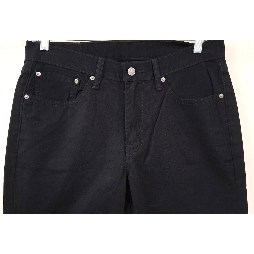 Levi's Men's 514 Vintage Black Jeans  100% Cotton Straight Leg SZ  32/34